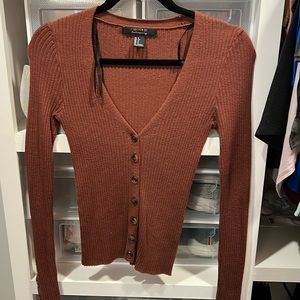 Forever 21 contemporary button up sweater